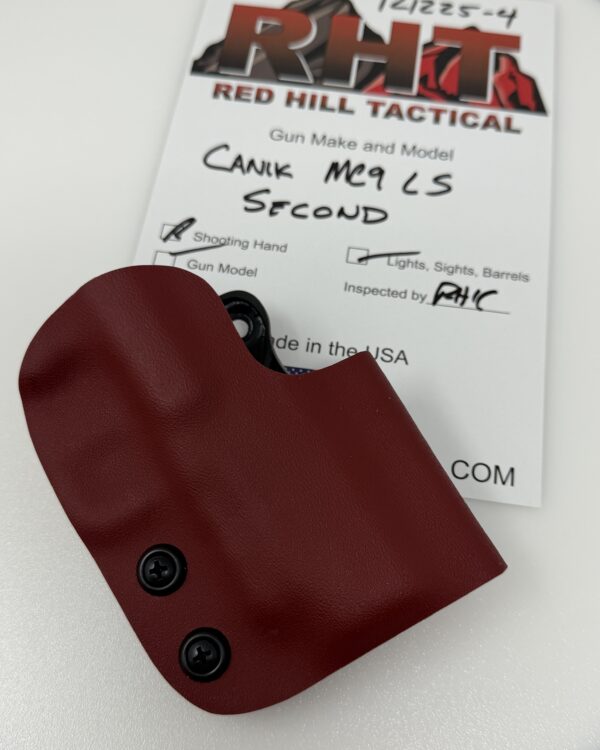 Canik MC9 LS Blood Red Competition Holster