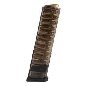 ETS MAG GLOCK 43 9MM 12RD CARBON SMOKE
