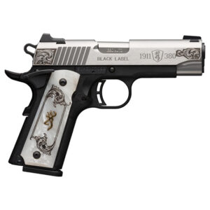 BRO 1911-380 MEDALLION SS ENGRAVED 380ACP 3 5/8