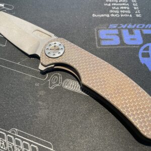 Curtiss Custom Knives F3 Large Wharny Flipper SPM Mill