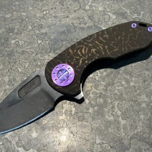 Curtiss Custom Knives Compact F3 Wharny Flipper Bronze
