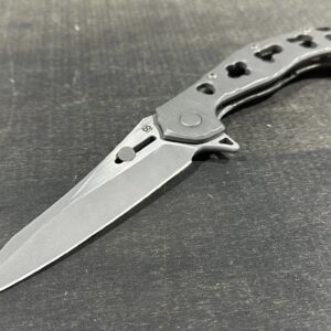 Olamic Cutlery Soloist M390 Agent Two-Tone Funky Holes