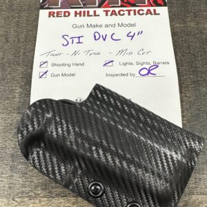 RTS - STI 4" DVC - Carbon Black - Tight N Tuck - RH - OWB