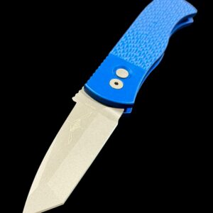 Pro-Tech Emerson CQC-7 Auto Jigged Texture Blue
