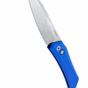 Pro-Tech Dmitry Sinkevich Oligarch Blue Handle, Stonewash Magnacut Blade