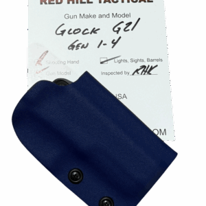RTS - Glock 21 w/Optics Cut - 3-Gun OWB - Police Blue