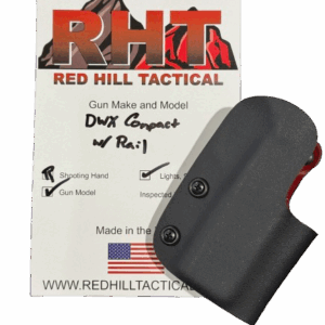 RTS - DWX Compact w/ Rail - RH - Black + Blood Red