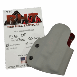 RTS - Sig P320 X5 - RH - 2nd (Blem) - Battleship Gray / Blood Red