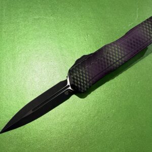 Microtech Cypher II D/E Signature Series Purple X-51