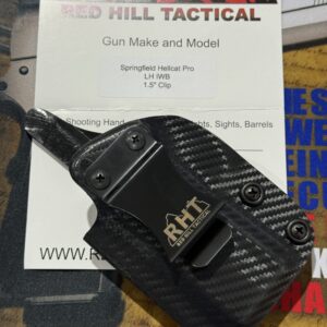 IWB - RTS - Springfield Hellcat Pro - LH - Carbon Fiber Black