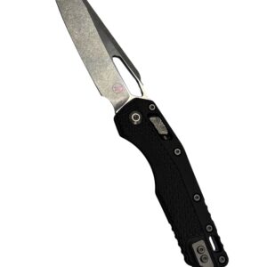 Microtech MSI S/E STONEWASHED STANDARD TRI- GRIP POLYMER BLUE BACKSTRAP
