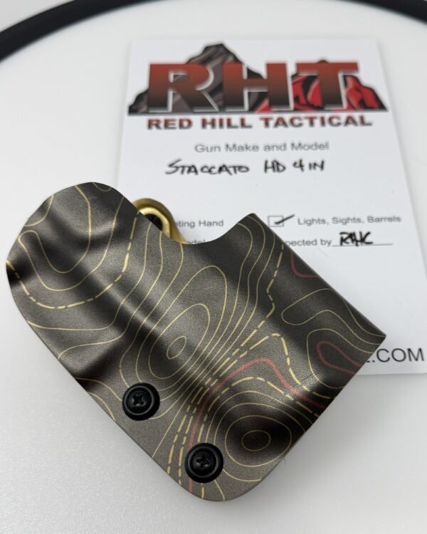 Staccato HD P4 Chrome Topo Red and Gold