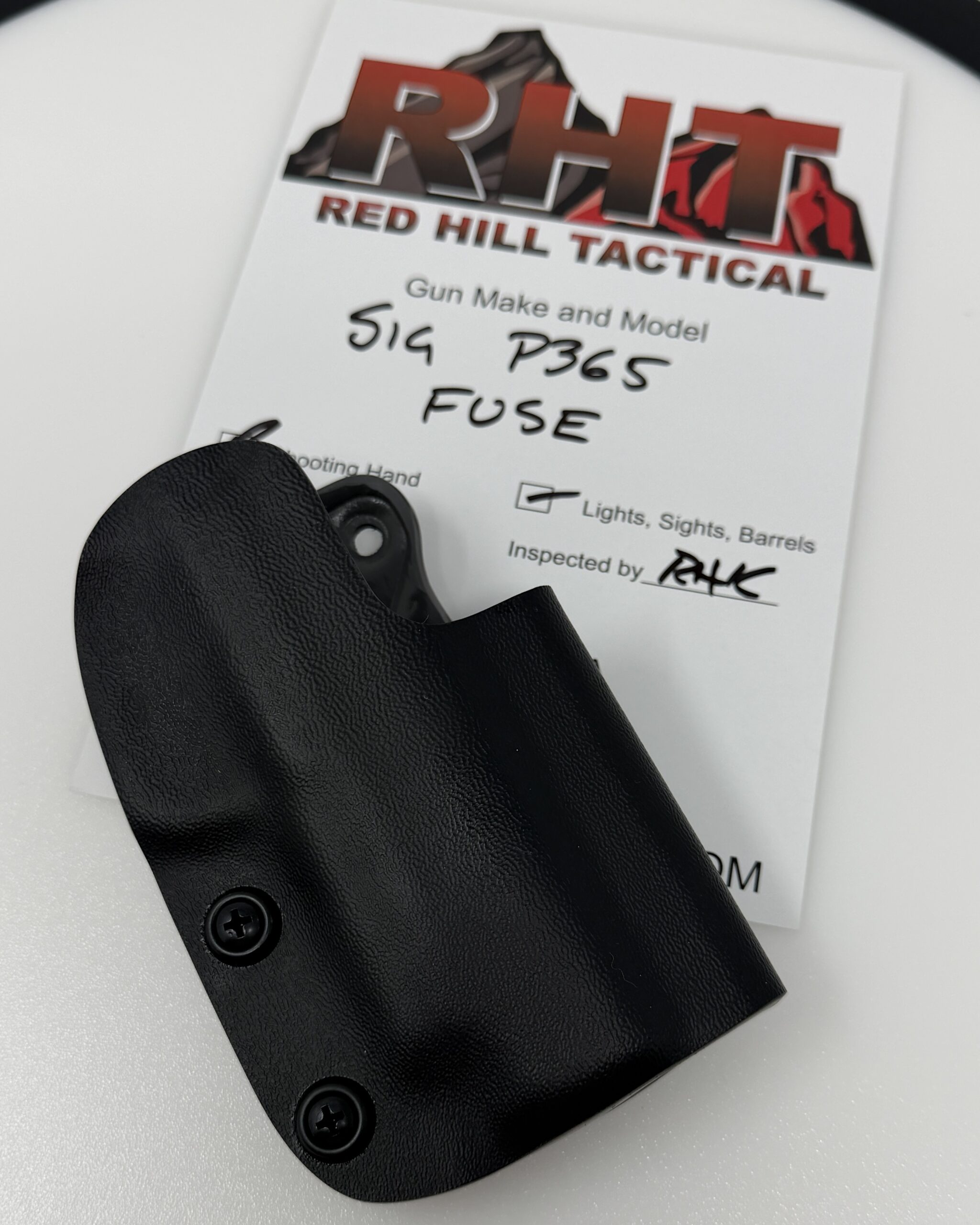 RTS - Holster for SIG P365 Fuse - RH - Competition - Black/Gunmetal