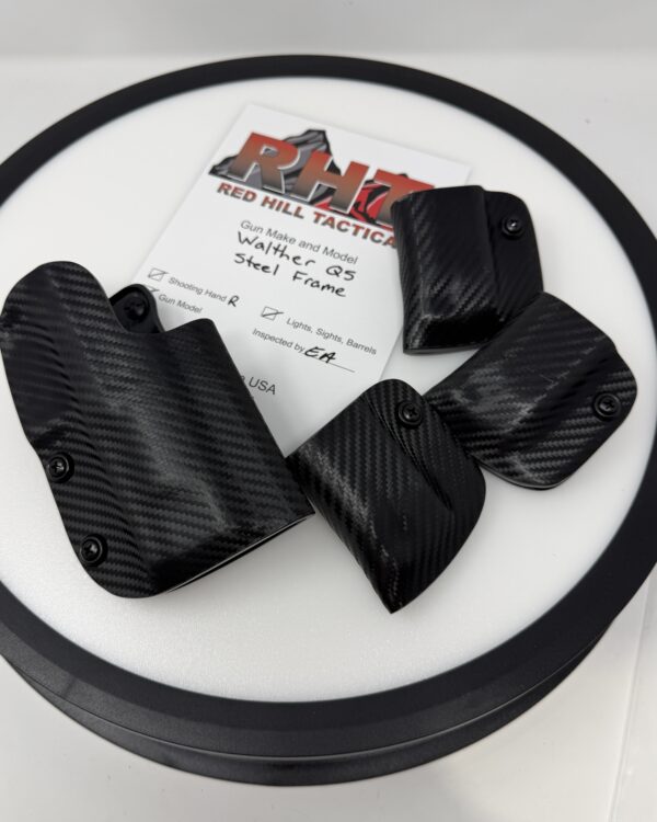 RTS Holster for Walther Q5 Match SF - RH - Competition - Carbon - Package