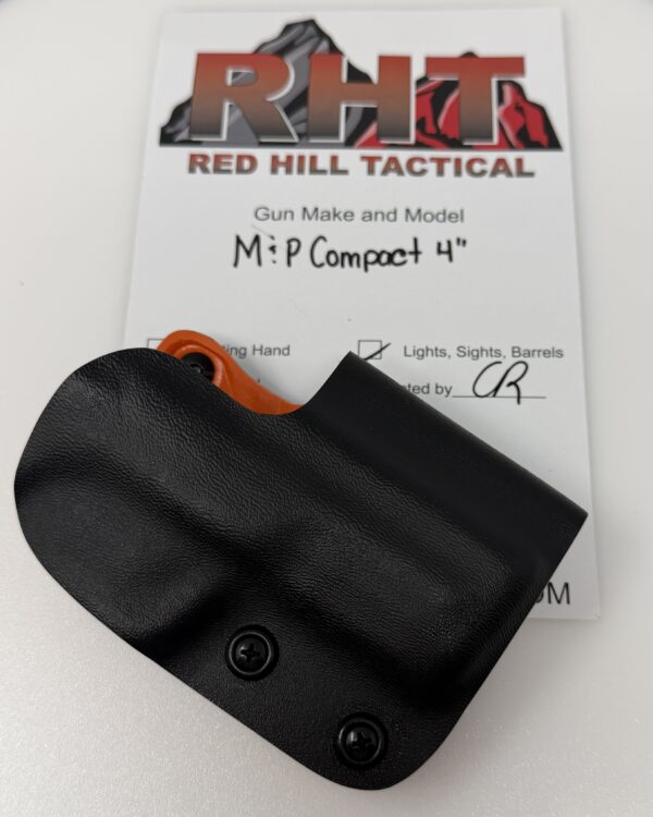Holster for S&W M&P 2.0 Compact 4in. - OWB - Competition - RH - Black/Orange