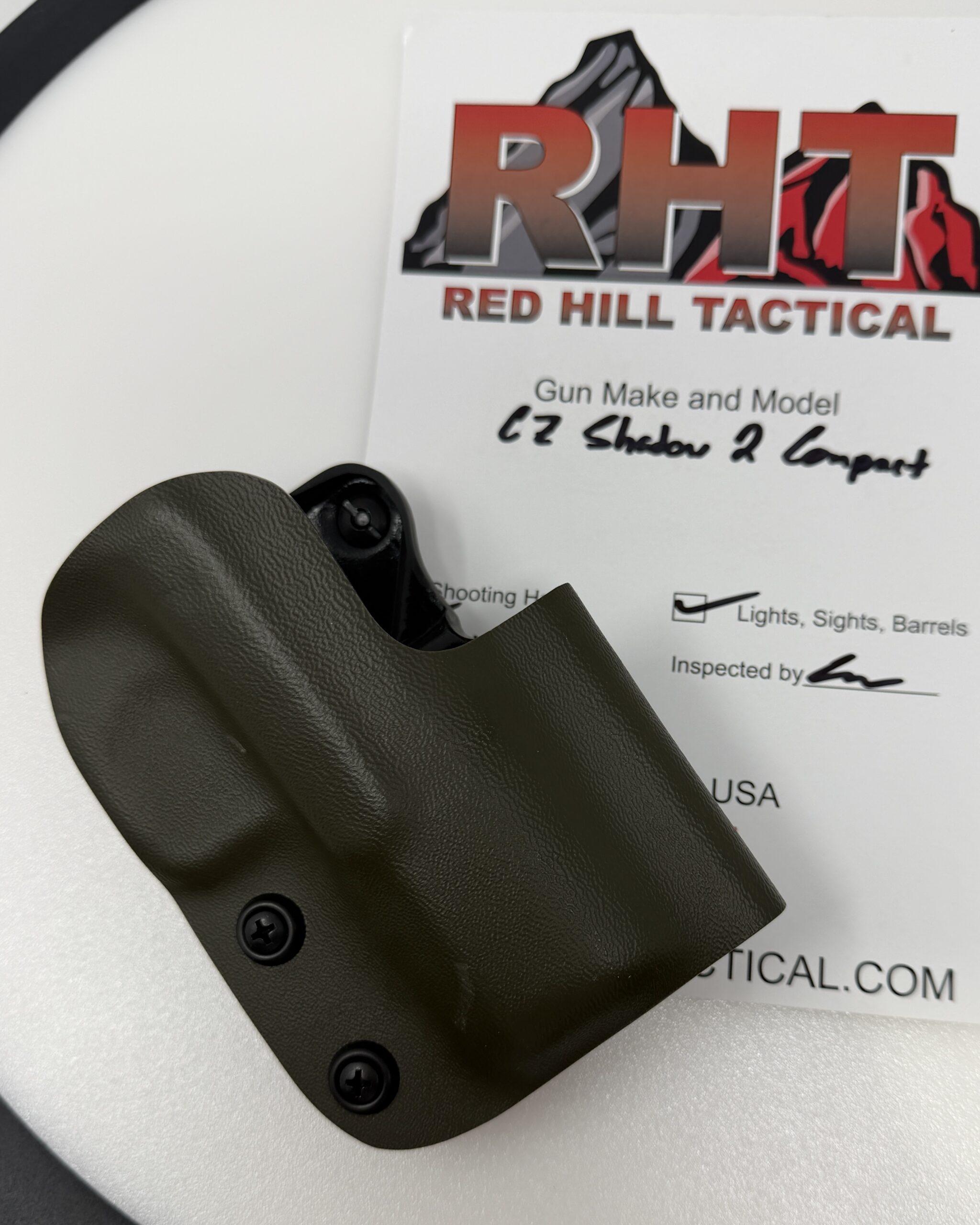 CZ Shadow 2 Compact - Competition - RH - OD Green - RTS - Second