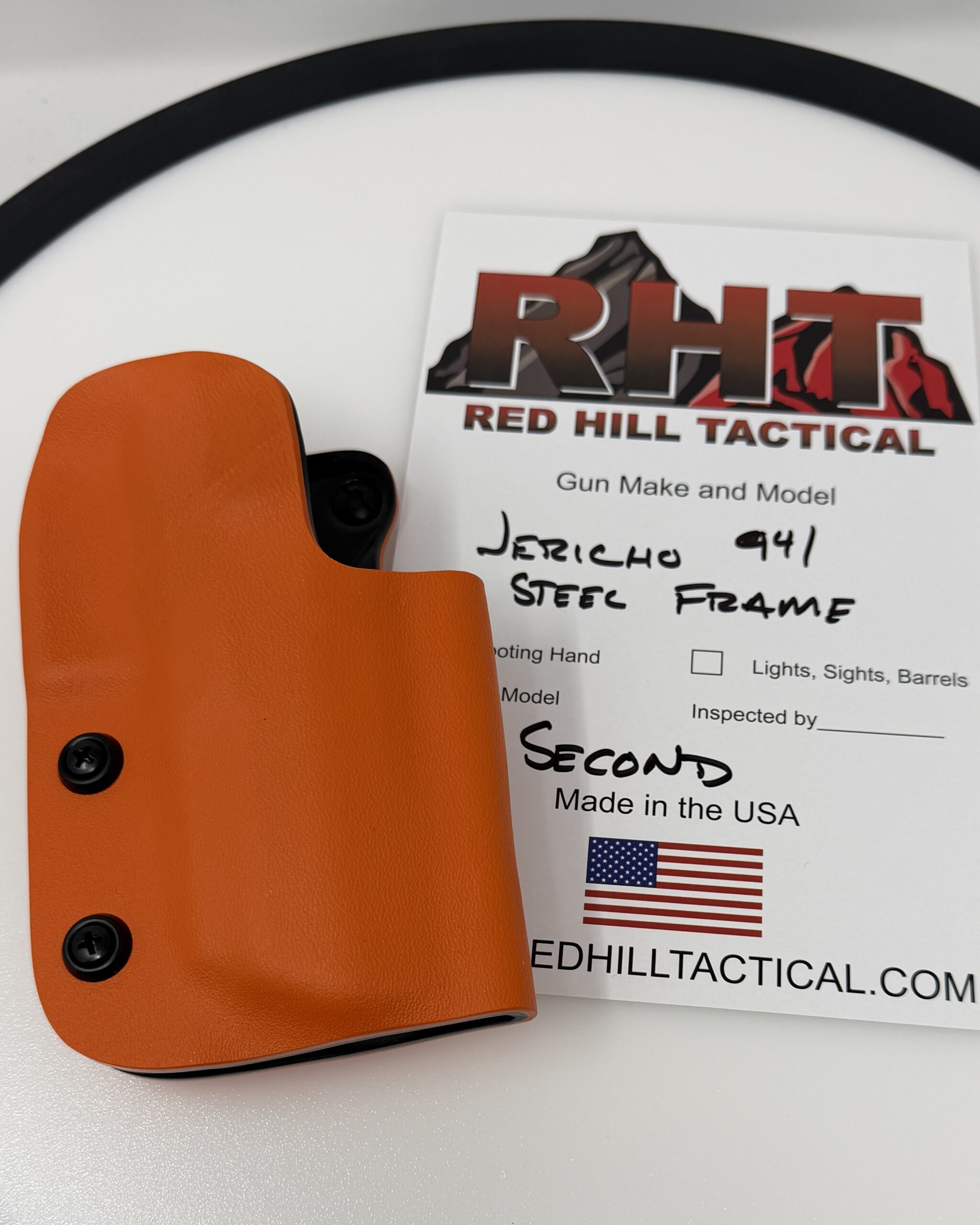 Holster for Jericho 941 SF - OWB - Competition - Orange - Second - RTS